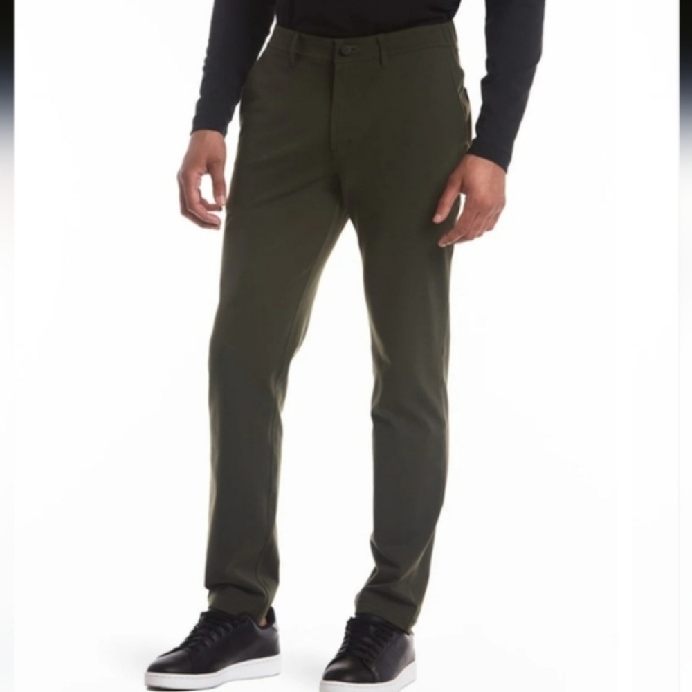 Classic Olive Chinos for Men